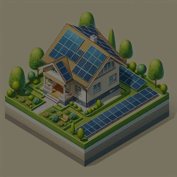 What's the Ideal Configuration for a Rooftop Solar Panel Array on a Small Home?